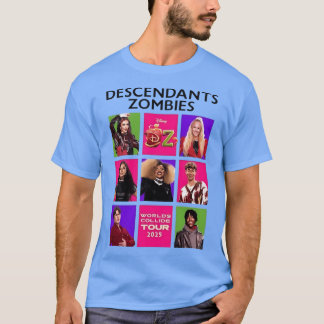 descendants zombies worlds collide tour 2025 frien T-Shirt
