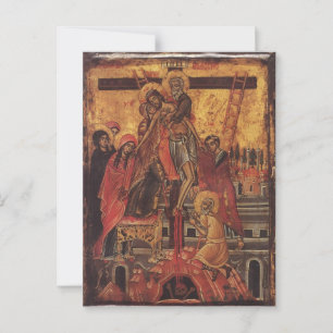 Descent from the Cross  by Johann Apakass Postcard
