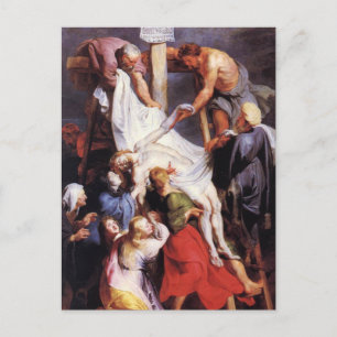Descent From the Cross by Peter Paul Rubens  Postcard