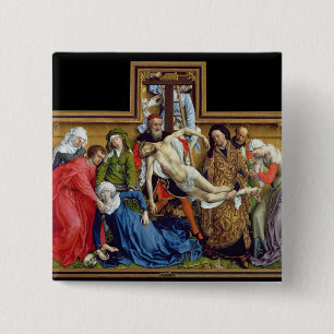 Descent from the Cross, c.1435 15 Cm Square Badge