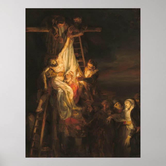 Descent from the Cross - Rembrandt Fine Art Poster (Front)
