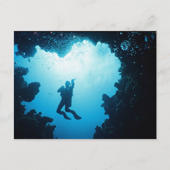 Descent into Cave Postcard (Front)