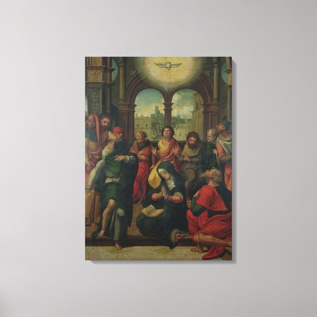 Descent of the Holy Ghost Canvas Print (Front)