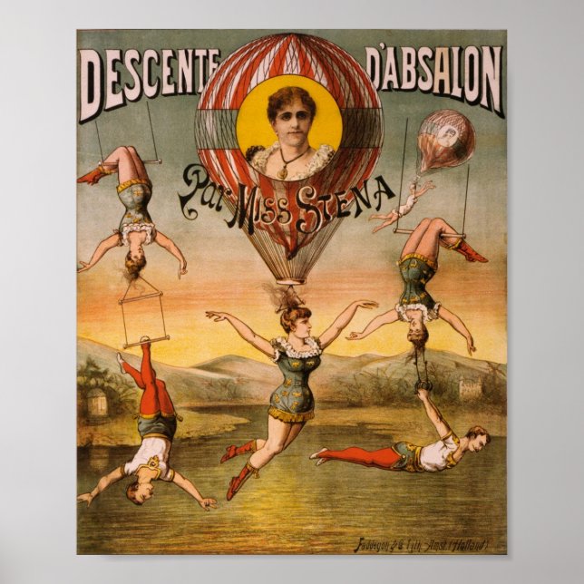 Descente d'Absalon par Miss Stena Poster (Front)