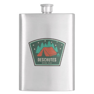 Deschutes National Forest Camping Hip Flask
