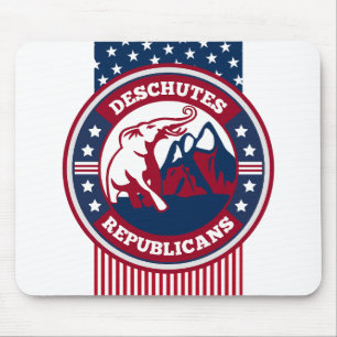Deschutes Republicans New Logo Mouse Pad Patriotic