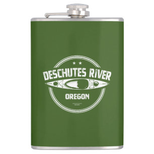 Deschutes River, Oregon Hip Flask