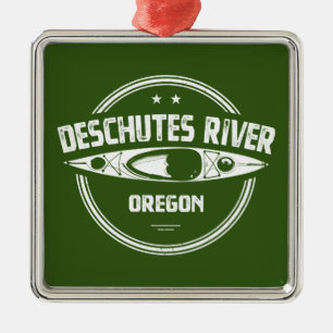 Deschutes River, Oregon Metal Tree Decoration