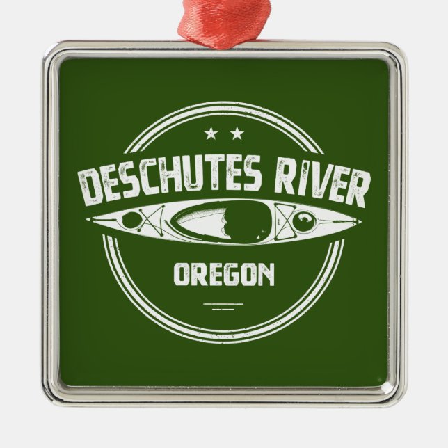 Deschutes River, Oregon Metal Tree Decoration (Front)