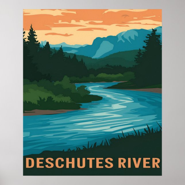 Deschutes River Oregon Poster (Front)