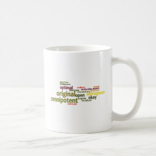 Describe yourself With Adjectives - O Coffee Mug