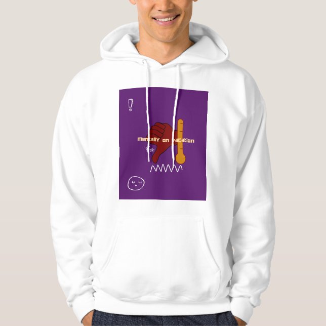 describtion of the mood , mad hoodie (Front)