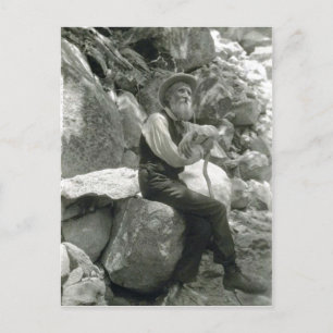 Description John Muir , American conservationist. Postcard