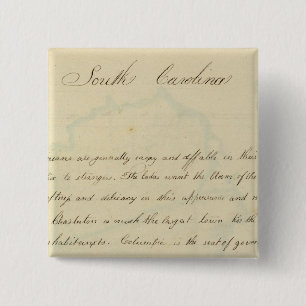 Description of South Carolina 15 Cm Square Badge