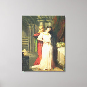 Desdemona Retiring to her Bed, 1849 Canvas Print