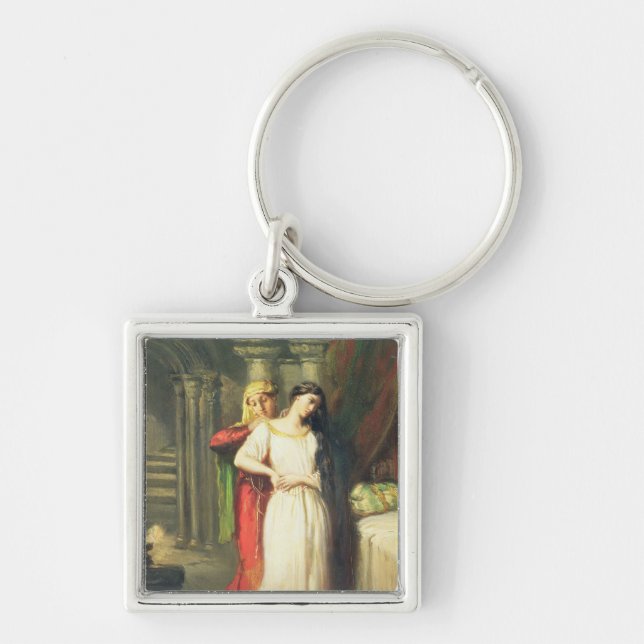 Desdemona Retiring to her Bed, 1849 Key Ring (Front)