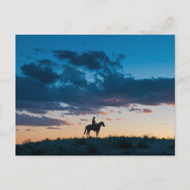 Desert Afterglow Wedding Invitation Serene Postcard (Front)