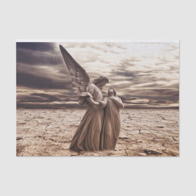 desert angels tissue paper (Front)