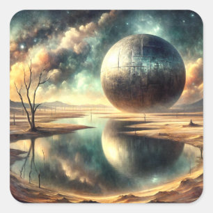 Desert Anomoly Square Sticker