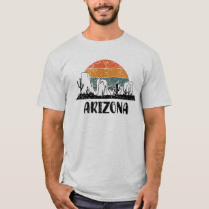Desert Arizona Retro Sunset Men T-Shirt