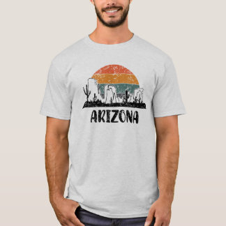 Desert Arizona Retro Sunset Men T-Shirt