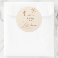 Desert Bachelorette favour label