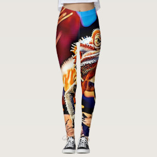Desert Bearded Dragon Leggings