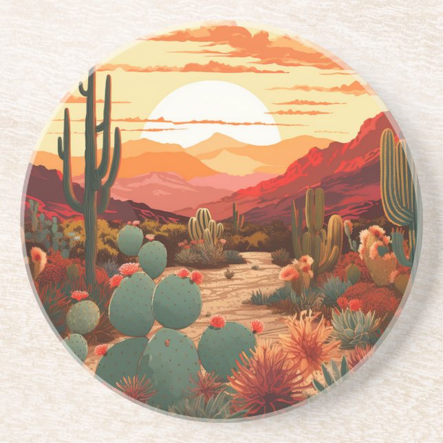 DESERT BEAUTY #1 COASTER (Front)