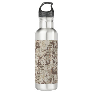 Desert Beige Style Digital Camouflage 710 Ml Water Bottle