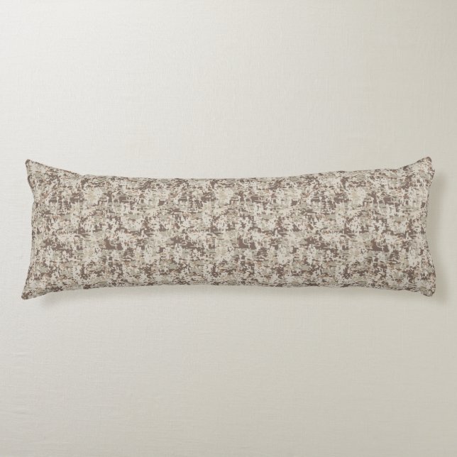 Desert Beige Style Digital Camouflage Body Cushion (Front)