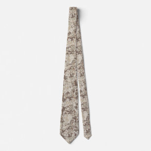 Desert Beige Style Digital Camouflage Tie