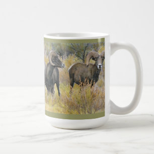 Desert Bighorns Fine Art Mug