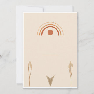 Desert Bloom Invitation