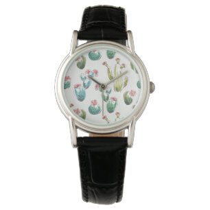 Desert Bloom Step Pink Pattern Watch