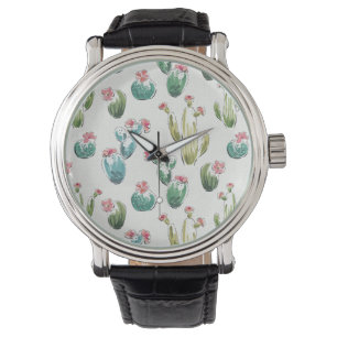 Desert Bloom Step Pink Pattern Watch