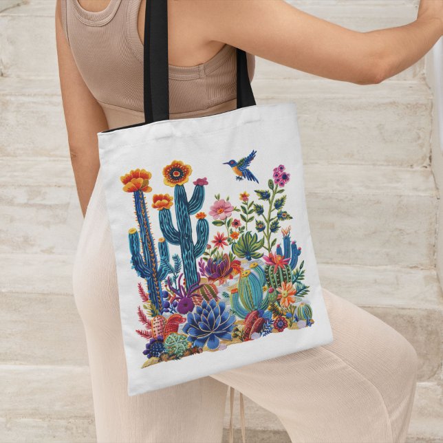 Desert Blooms Blossom Oasis Tote Bag (Creator Uploaded)