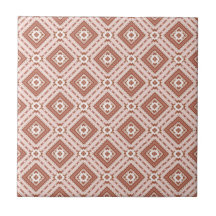 Desert Blush African Terracotta Geometric