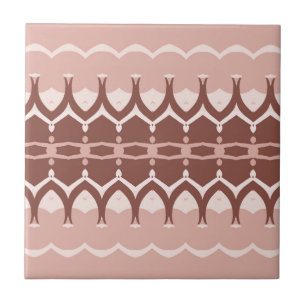 Desert Blush African Terracotta Geometric Tile