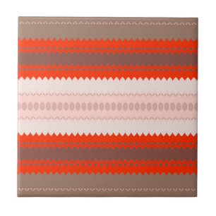 Desert Blush African Terracotta Geometric Tile