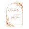 Desert Boho Pampas Grass Baby Shower Welcome Sign