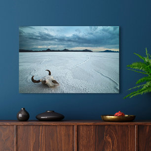 Desert   Bonneville Salt Flats Utah Canvas Print