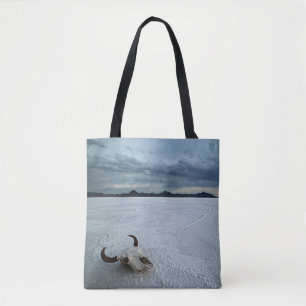 Desert Bonneville Salt Flats Utah Tote Bag