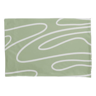 Desert Botanical Agave Modern Pillowcase