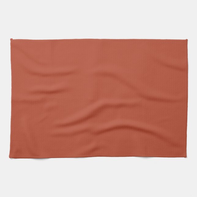 Desert Brick Colour Tea Towel (Horizontal)