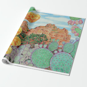 Desert Cacti Wrapping Paper