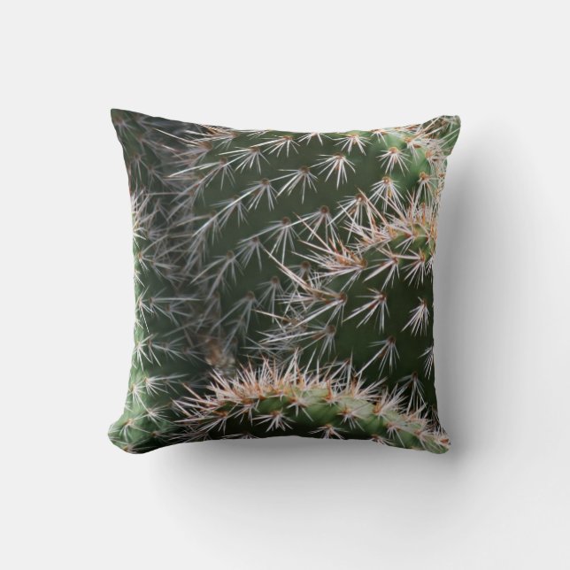 Desert Cactus and Thorns Cushion (Front)