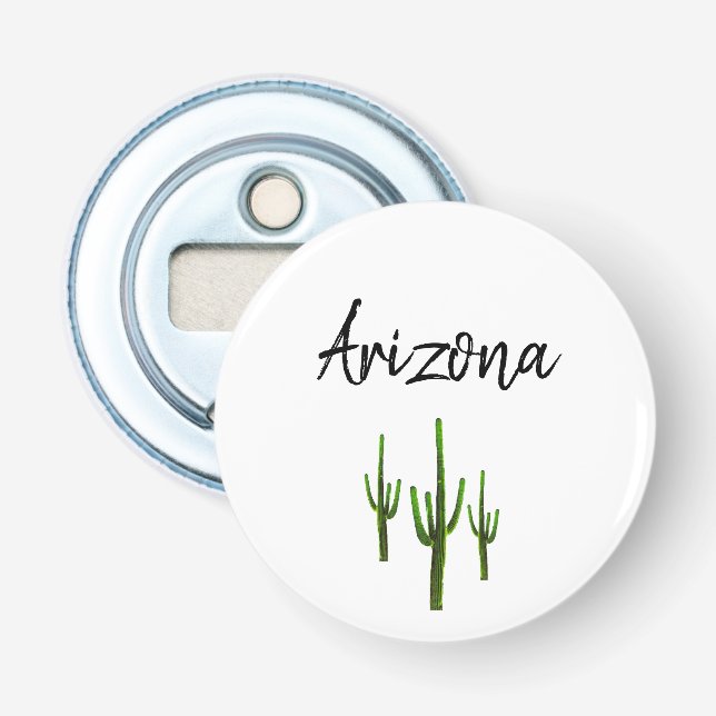 Desert Cactus Arziona   Bottle Opener (Front)