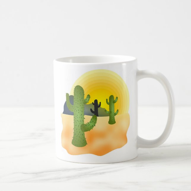 Desert Cactus Coffee Mug (Right)