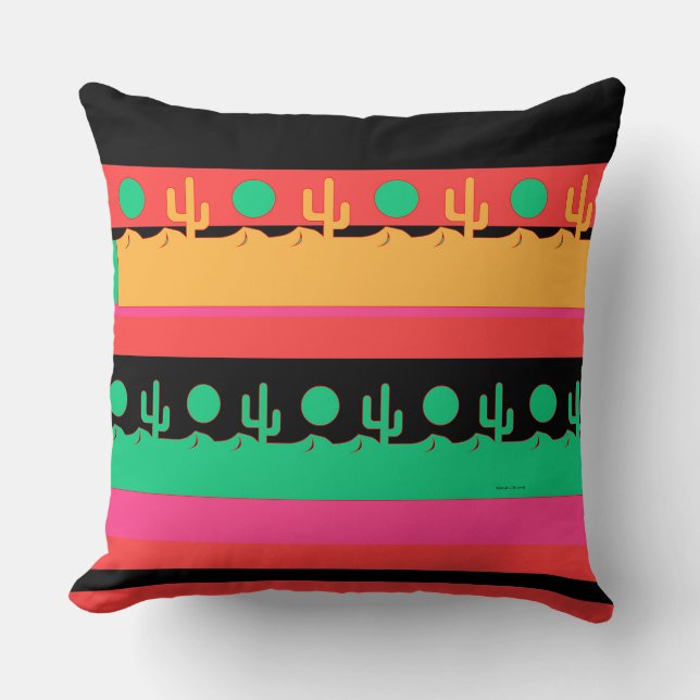 Desert Cactus  Cushion (Front)