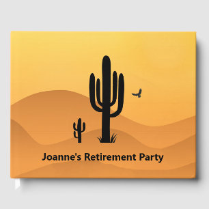 Desert Cactus Design Guest Book